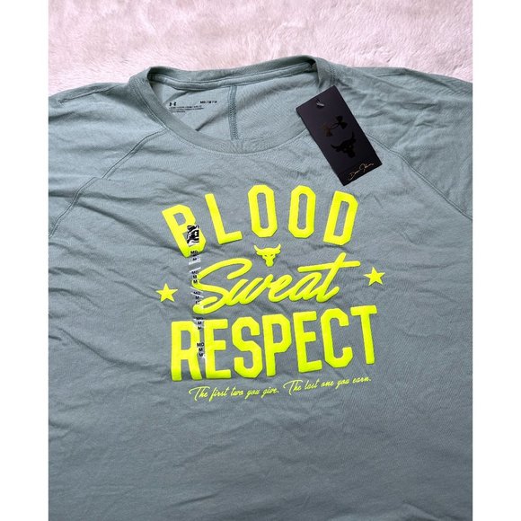 Under Armour Tops Under Armour Ua Blood Sweat Respect Tshirt Green